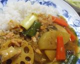 ツナと大根のアッサリ和風カレー作り方8写真