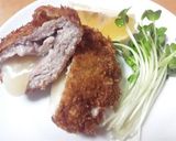 キムカツ風♪カチョカバロ&ハーブとんかつ作り方4写真
