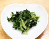 スピードクッキング♪水菜のレンジ蒸し作り方6写真