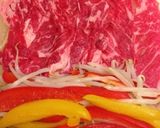 もやしの牛肉巻き♥パプリカ入り作り方2写真