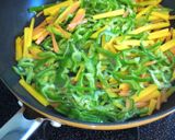 緑黄色野菜で☆カレーきんぴら作り方2写真