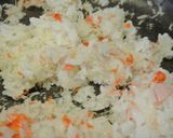 ひな祭りに！簡単蟹風味香るカニかまご飯作り方3写真
