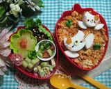 丸型ＤＥ簡単ニャンコ☆作り方8写真