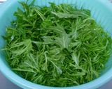 水菜とベーコンの温サラダ作り方1写真