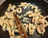 菜の花と油揚げの味噌スパゲッティー作り方3写真