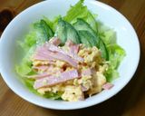ハムタマゴのせサラダ作り方6写真