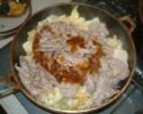 キャベツと豚肉の焼き蒸し作り方3写真