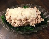 ほうれん草と豚バラ冷しゃぶ♥大根おろしで作り方3写真