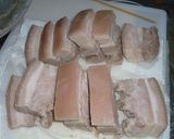皮付き3枚肉でラフテー作り方4写真