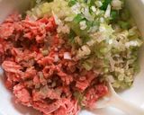 挽肉キャベツ白菜*パリッとやみつき焼餃子作り方5写真