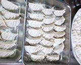 挽肉キャベツ白菜*パリッとやみつき焼餃子作り方11写真