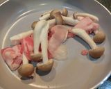 スピードおかず…豚バラと豆苗の炒め物作り方1写真