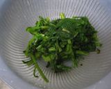 マスタードがポイント♪春菊のからし和え作り方3写真