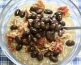 レンジで作れる❖黒豆と牛肉のおこわ作り方7写真