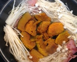 かぼちゃとえのきベーコンさっと煮作り方4写真