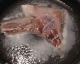 マグロかまの、しょうがたっぷり煮付け♬作り方1写真