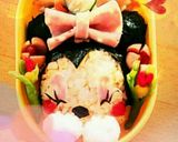 ◎簡単！いんげんdeお花風 キャラ弁◎作り方8写真