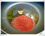 真っ赤なペペロンチーノ、激ウマ辛。作り方1写真
