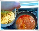 真っ赤なペペロンチーノ、激ウマ辛。作り方5写真