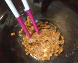 ゴマ油が決めて！ほうれん草の納豆あえ♪作り方1写真