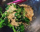 ゴマ油が決めて！ほうれん草の納豆あえ♪作り方5写真