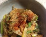 超簡単!油揚げと長ネギのゴマ味噌煮作り方5写真