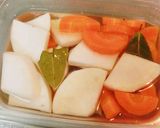 【おつまみ】カブとにんじんのピクルス作り方3写真