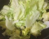 ☆おっ作れる☆鮭フレークレタスチャーハン作り方3写真