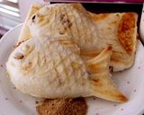 たい焼き器で「焼き餅」作り方4写真