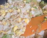 ☆おっ作れる☆鮭フレークレタスチャーハン作り方5写真