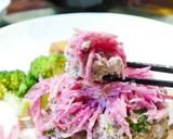 紅芯大根と食べる、和風豆腐ハンバーグ作り方7写真