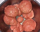 トマトジュースで簡単☆煮込みハンバーグ作り方6写真
