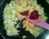 俺流！エビのチリソース炒め風炒飯作り方5写真