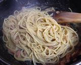 パスタでランチ♪うちの絶品カルボナーラ♡作り方6写真