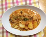 ノンオイル✿チキンと野菜のトマト煮作り方10写真