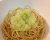 簡単ランチ♪なめ茸おろしの和風スープスパ作り方4写真