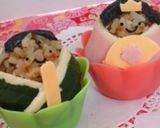 雛祭りのキャラ弁にも♪お雛様おにぎり作り方4写真