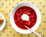 ビーンズとビーツのデリ風ボルシチスープ作り方6写真