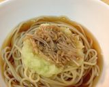 簡単ランチ♪なめ茸おろしの和風スープスパ作り方5写真