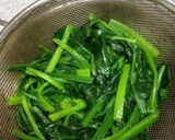 ほうれん草と落花生の黒酢和え作り方2写真