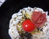 ランチに★明太バター釜玉うどん作り方2写真