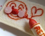 簡単キャラごはん〜お絵描きアンパンマン〜作り方6写真