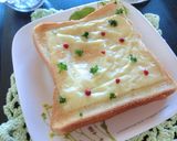 ピンクペッパー×パセリのチーズトースト作り方3写真