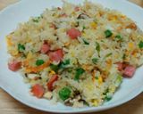 簡単パラっとした焼豚チャーハン作り方5写真