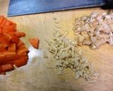 味噌風味！炒り大豆おこわ作り方1写真