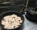 鳥むねソテー＊ポルチーニ茸クリームソース作り方6写真