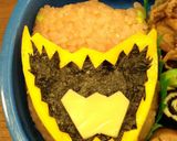 ＊キャラ弁＊キョウリュウレッド作り方5写真
