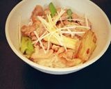 豚肉と白ネギ丼作り方8写真