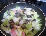 美味しい！白菜とアサリのベーコン蒸し作り方3写真