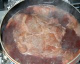 豚肩バラかたまり肉の味噌ワイン煮作り方5写真